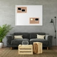 thumbnail image 2 of SHOWERORO Framed Pin Board Message Board Synthetic Material 2PCS Wall Decoration, 2 of 4