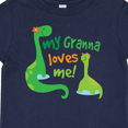 thumbnail image 4 of Inktastic My Granna Loves Me Grandson Boys Baby T-Shirt, 4 of 5