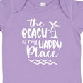 thumbnail image 4 of Inktastic Spring Break the Beach is My Happy Place Boys or Girls Baby Bodysuit, 4 of 5