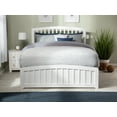 thumbnail image 2 of Richmond Queen Platform Bed with Matching Foot Board with 2 Urban Bed Drawers in White, 2 of 7