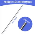 thumbnail image 4 of 20Pzs Ejes Barra de eje redondo acero inoxidable 150mmx2mm para coche juguete RC, 4 of 5