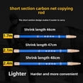 thumbnail image 3 of Hongli 1.7M 5-Section Telescopic Fishing Landing Net Pole - High Carbon Fiber Ultra-Hard Lightweight Design for Competitive Angling, Includes Mini Net, Compact & Portable for Big Game Fly Fishing, 3 of 6