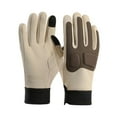 thumbnail image 2 of Guantes de motocicleta Guantes de ciclismo Protección Cálidos para Hombres Pantalla táctil para Senderismo Café beige, 2 of 9