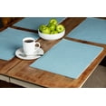 thumbnail image 4 of Mainstays Ribbed Chambray Placemat, 13 in x 18 in, Set of 4, Blue, 4 of 5