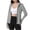 Gray, variant on Women Sun Protection Hooded Jacket with Face Mask Long Sleeve Cooling Hoodies Icy Silk Full Zipper Fishing Shirts M