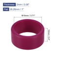 thumbnail image 2 of Uxcell Silicone Rubber Bands Rings Non-slip 1" Red for Wrapping Paper 5Pcs, 2 of 5