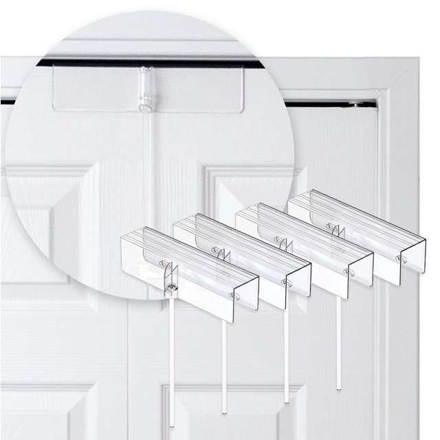 Cerradura plegable Safety Innovations para puertas de madera de 1 3/8 pulgadas de grosor (paquete de 4)