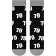 thumbnail image 3 of 40th 50th 60th Birthday Gifts for him，Men 40th 50th 60th Birthday Decorations, Funny Black Crew Cotton Socks, 3 of 6