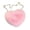 light pink, variant on FVDPWYE Heart Shape Purse Comfortable Fashion Clutch Purse for Travel Outdoor Office light pink