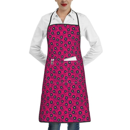 

Sikiie Floral Colorful Aprons for Kitchen Cooking Aprons Chef Apron for Men Women Chef