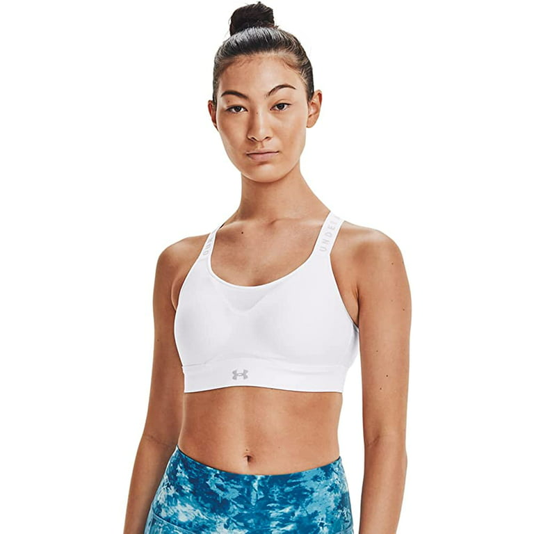 Under Armour Womens Infinity High Sports Bra Taupe XL D-DD