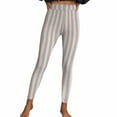 thumbnail image 7 of Guluxicc Leggings for Women Stretch Tummy Control High Rise Yoga Pants Halloween Striped Leggings, 7 of 7