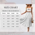 thumbnail image 2 of TEMOFON Midi Pleated Skirts for Women with Lining Elastic High Waist with Pockets Maxi A Line Linen Summer Clothes Trendy Flowy White XL, 2 of 9