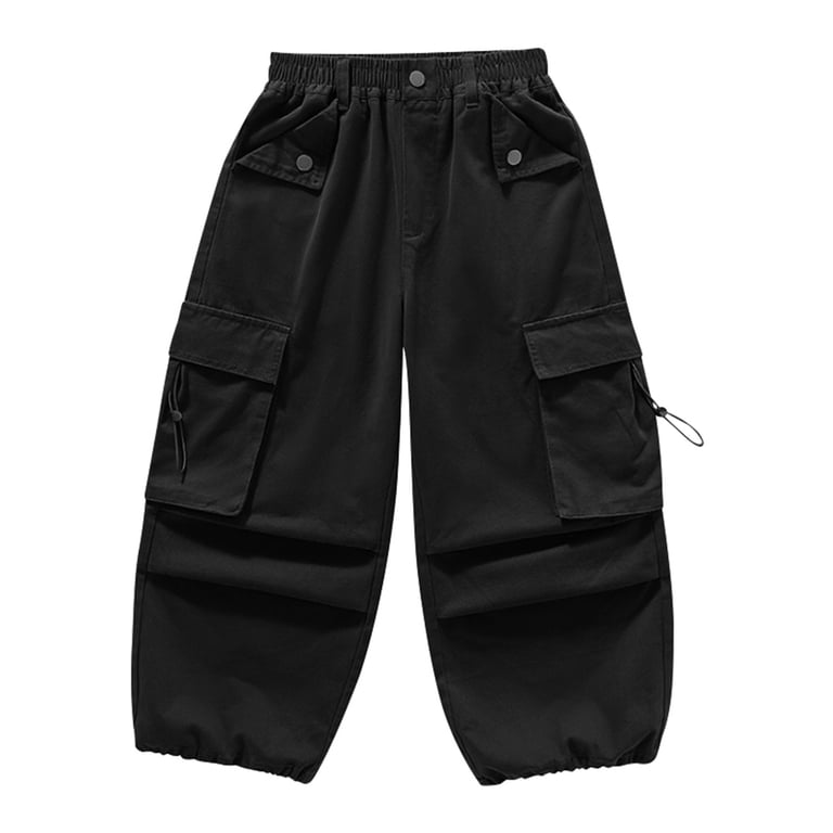 Gyexs Girls Wide Leg Jeans Size 14-15 Waterproof Outdoor Cargo
