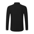 thumbnail image 5 of YLSDY Men's Loose Casual Athletic T-Shirt with Articulated Sleeves and Flatlock Seam Construction for Unrestricted Comfy Cotton Linen Tops Black XL, 5 of 8