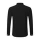 thumbnail image 5 of pstuiky camisa de manga larga para hombre, Camisas de lino a la moda para hombre, informales, lisas, con botones, cuello alto, bolsillos y manga larga Tops de talla grande para hombre xl, 5 of 8