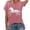 Z1Pink, variant on Trendfront Womens Casual Fashion Tops Short Sleeve Crewneck Shirt Horse Riding Graphic T Shirts Summer Loose Fit Daily Style Clothing