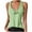Mint Green, variant on Patlollav Tank Top for Women Under $10.00, Women's Round Neck Tank Top Casual Sleeveless T-Shirt Solid Color Snap Button Vest