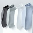 thumbnail image 6 of TELOLY 5Pairs Mens Ankle Socks9-13Mens Ankle Socks Size 9-11 Men's Socks ,Blue, 6 of 7