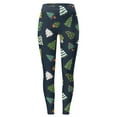 thumbnail image 3 of MKLEKYY Leggings deportivos para mujer, leggings estampados cómodos e informales para mujer, pantalones de yoga, pantalones largos, 3 of 3