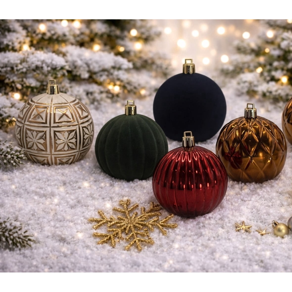 My Texas House 62-Count Multicolor Shatterproof Ornaments photo 2