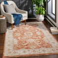 thumbnail image 3 of Mark&Day Area Rugs, 8ft Round Schiphol Traditional Burnt Orange Area Rug (7'10" Round), 3 of 9