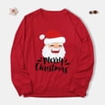 thumbnail image 2 of Christmas Family Matching Baby Santa Print  Neck Long Sleeve T Shirt, 2 of 5