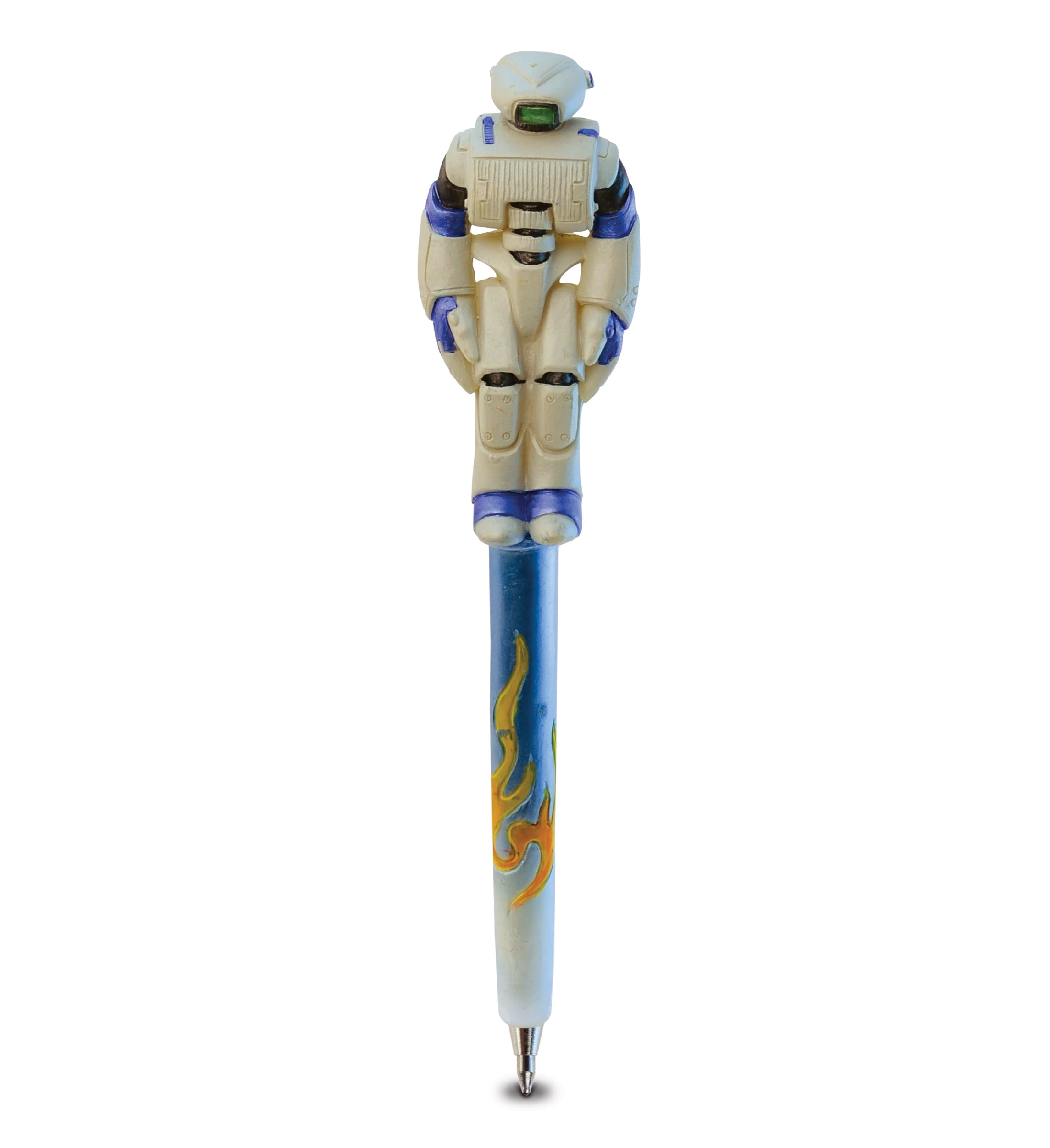 Planet Pens Robbie the Robot Novelty Pen - Fun & Unique Kids & Adults Office Supplies Ballpoint Pen, Colorful Sci-Fi Writing Pen Instrument For Cool Stationery School & Office Desk Decor Accessories