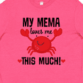 thumbnail image 4 of Inktastic My Mema Loves Me Grandson Youth T-Shirt, 4 of 5