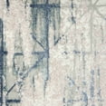 thumbnail image 6 of 2' X 3' Blue and Gray Abstract Area Rug, 6 of 10