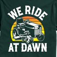 thumbnail image 2 of Instant Message - We Ride At Dawn Mower - Men's Short Sleeve Graphic T-Shirt, 2 of 6