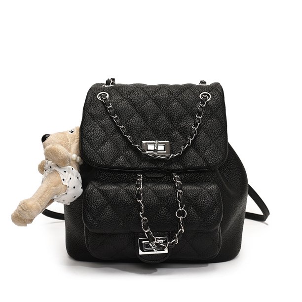 Mochila pequeña con cadena de rombos estilo Chanel, estilo coreano, moderna, para mujer, estilo extranjero, ligera y de lujo, novedad de verano de 2025
