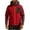 Red, variant on Iugvhana Men's Softshell Jacket Fleece Lined Warm Outdoor Hiking Jackets Waterproof Zip Up Casual Hooded Windbreaker Jacket with Zipper Pocket Red L