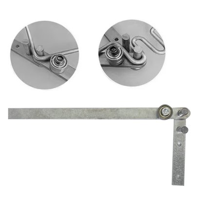 Hotpom Manual Rebar Bender, Adjustable Iron Art DIY Tool Smooth 360° Rotation Durable Metal Construction Ideal for DIY, Plumbing, Automotive, Construction