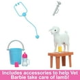 thumbnail image 5 of Barbie 65th Anniversary Careers Farm Vet Doll & 10 Accessories for Ages 3 years and up, 11.34 in, 5 of 7