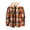 Beige&04^0720B, variant on Fabrcox Men's Hooded Plaid Shacket Long Sleeve Button Down Checkered Shirt Jacket with Chest Pockets Lightweight Casual Fall Outerwear S