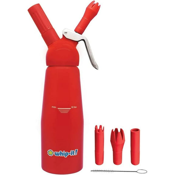 1/2L Whip-It! Armor Dispenser, Red