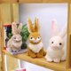 thumbnail image 5 of Kawaii 2023 nueva llegada Mini realista lindo conejo de peluche de piel de animal realista conejo de Pascua modelo de juguete de simulación regalo de cumpleaños, aproximadamente 30 cm, marrón, aprox, 5 of 5