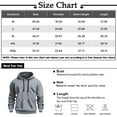 thumbnail image 4 of Men's Pullover Hoodie for Spring, Trendy Casual Long Sleeve Sweatshirt, Streetwear Fleece Top for Daily Wear, Christmas, Fall Season, Lightweight Comfort,Light Gray,2XL, 4 of 7