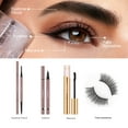 thumbnail image 4 of Ensemble de Mascara et d'Eyeliner 4 en 1 Faux Cils Trousse de Crayon à Sourcils, 4 of 7