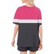 thumbnail image 3 of Conjunto de Pijama de las Mujeres de Moda Casual Color Sólido Manga Corta Cuello Redondo Top Y Pantalones, 3 of 6