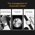 thumbnail image 4 of Watch Winder, Automatic Watch Winder Luxury Watch Storage Case, For Automatic Watches For 4 Automatic Watches + 6 Grids, 4 of 8
