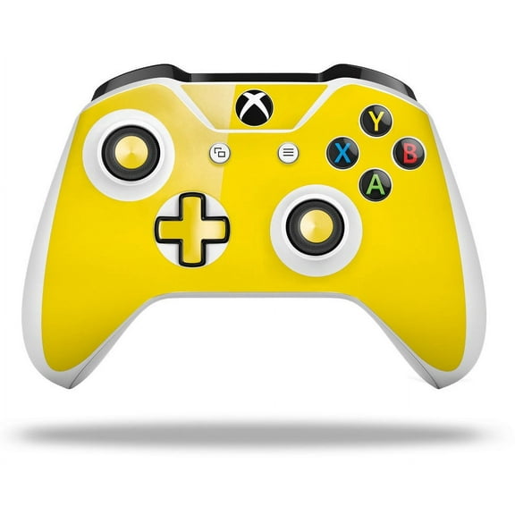 WraptorSkinz Decal Skin Wrap Set works with 2016 and newer XBOX One S / X Controller Solids Collection Yellow (CONTROLLER NOT INCLUDED)
