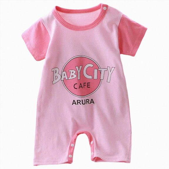 Baby Onesies Boy Newborn Baby Boy Clothes Infant Romper Cute Cartoon Pattern Short Sleeve Summer Clothing