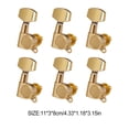 thumbnail image 4 of Yuarrent 6 piezas de clavijas de afinador, cabezales de máquina, accesorio de instrumento, rodillo de cuerda, piezas de repuesto, botón de ajuste, Artesanía Type 2 Yuarrent HA060586-02, 4 of 6