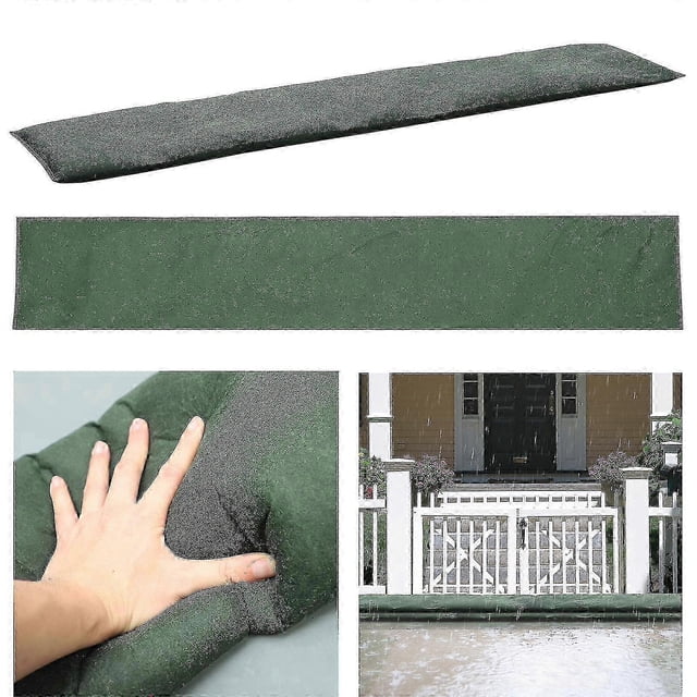 Water-Activated Flood Barriers for Home Doors - Sandless Anti-Flood Bags for Rain Protection