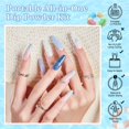 thumbnail image 4 of Kit de uñas en polvo AZUREBEAUTY Summer Aquarius, 4 colores, 4 of 8
