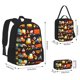 thumbnail image 2 of Fotbe Construction Truck Set Escolar 3 en 1 para Niños - Mochila Duradera con Lonchera Aislante y Estuche para Lápices - Mochila Escolar para Niños y Niñas, 2 of 7