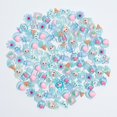 thumbnail image 2 of 100 PIEZAS de Charms de Resina Decoden Mixtos Kawaii para Manualidades Azul, 2 of 4
