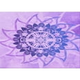 thumbnail image 1 of Ahgly Company Machine Washable Indoor Rectangle Transitional Blossom Pink Area Rugs, 6' x 9', 1 of 7